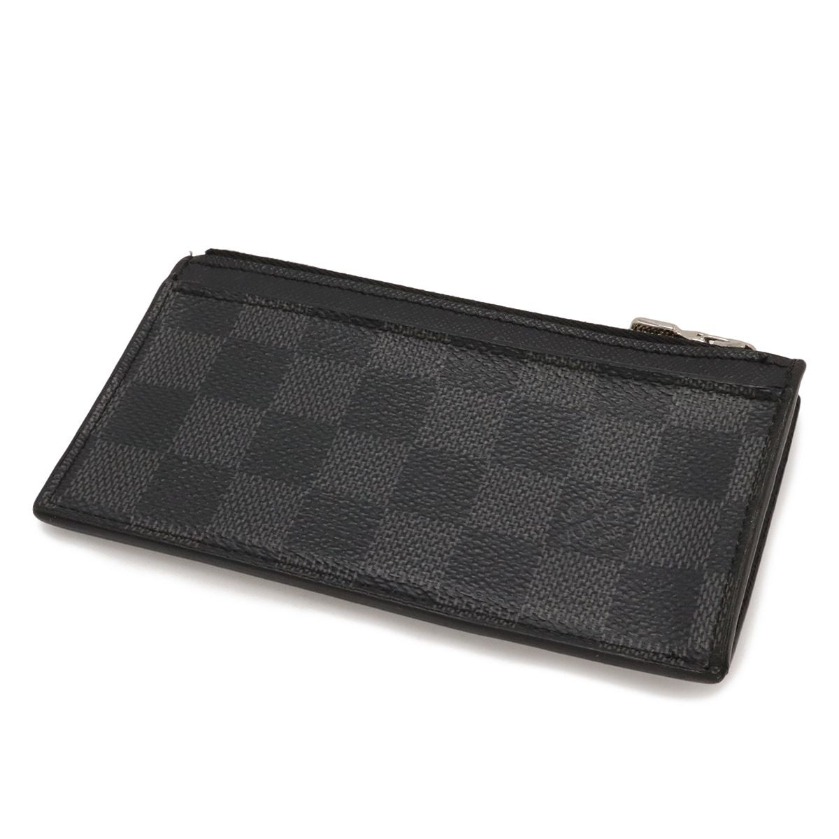 Louis Vuitton Damier Graphite Coin Card Holder Purse Case — view 2
