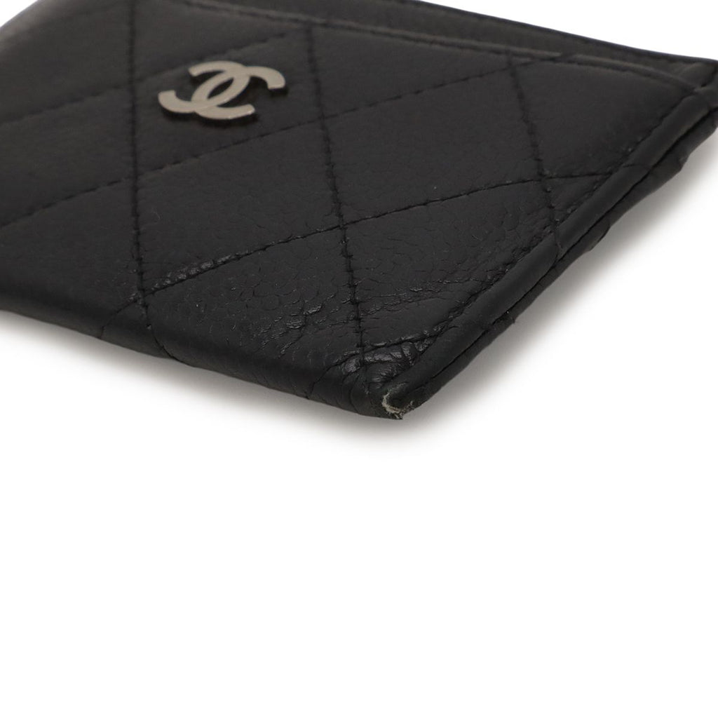 Chanel Quilted Classic Card Case CC Logo Business Holder — view 3