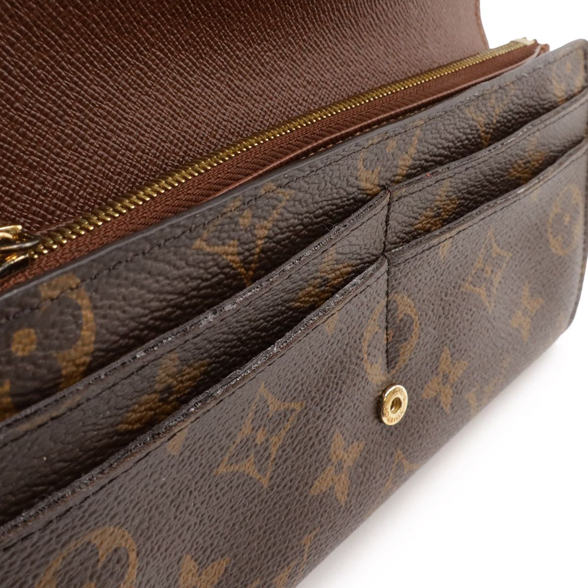 Louis Vuitton Monogram Portefeuille Sarah Bifold Wallet — view 7