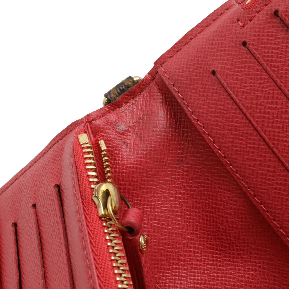 Louis Vuitton Monogram Portefeuille Insolite Zip Around Wallet Rose Pop — view 6