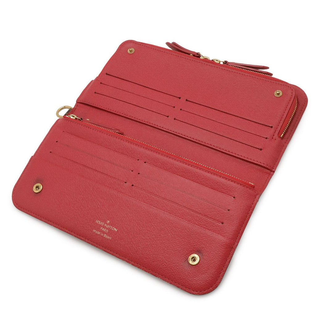 Louis Vuitton Monogram Portefeuille Insolite Zip Around Wallet Rose Pop — view 5