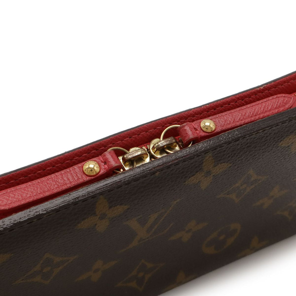 Louis Vuitton Monogram Portefeuille Insolite Zip Around Wallet Rose Pop — view 4