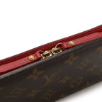 Louis Vuitton Monogram Portefeuille Insolite Zip Around Wallet Rose Pop — view 4