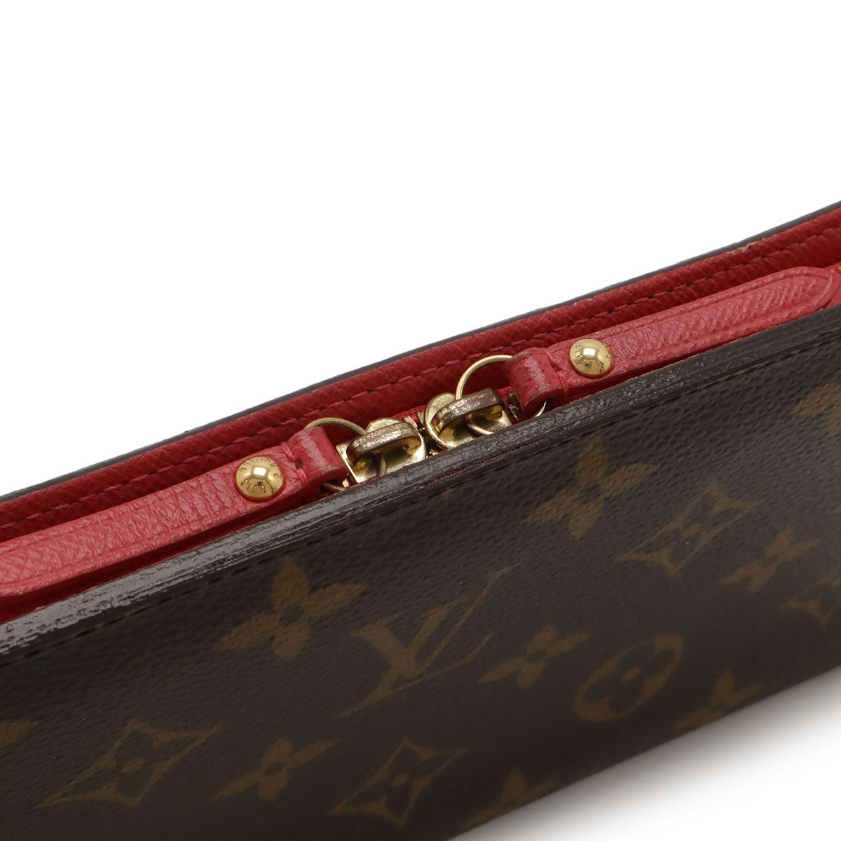 Louis Vuitton Monogram Portefeuille Insolite Zip Around Wallet Rose Pop — view 4