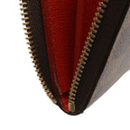 Louis Vuitton Damier Portefeuille Clemence Zip Around Wallet Cerise Red — view 9