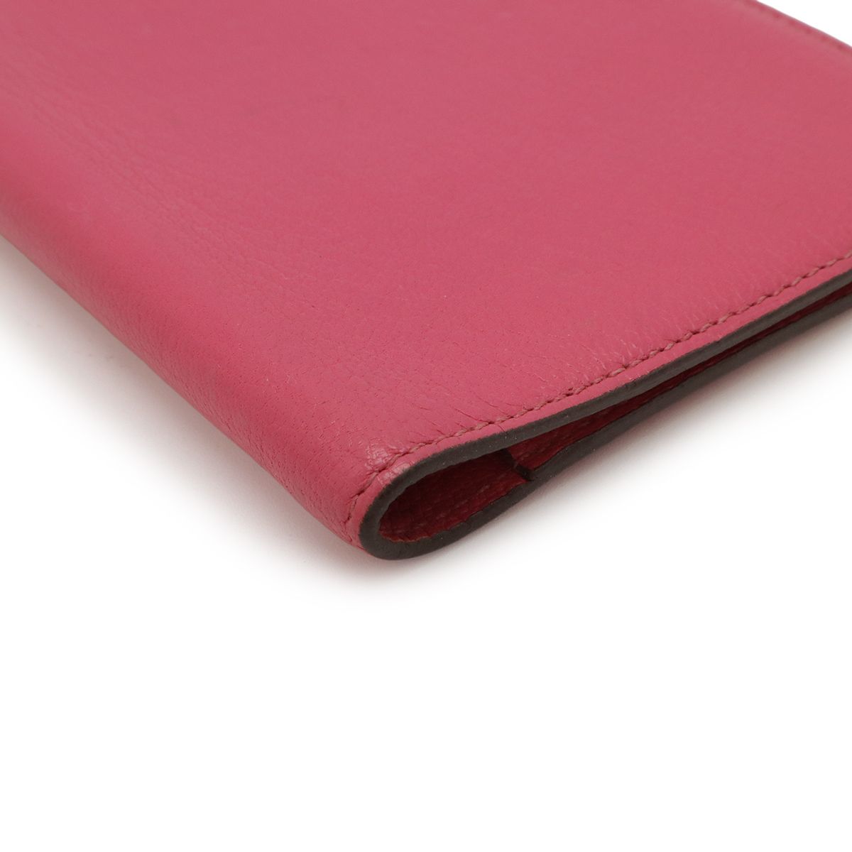 Hermes Agenda Vision Notebook Cover Chevre Leather Fuchsia Pink — view 3