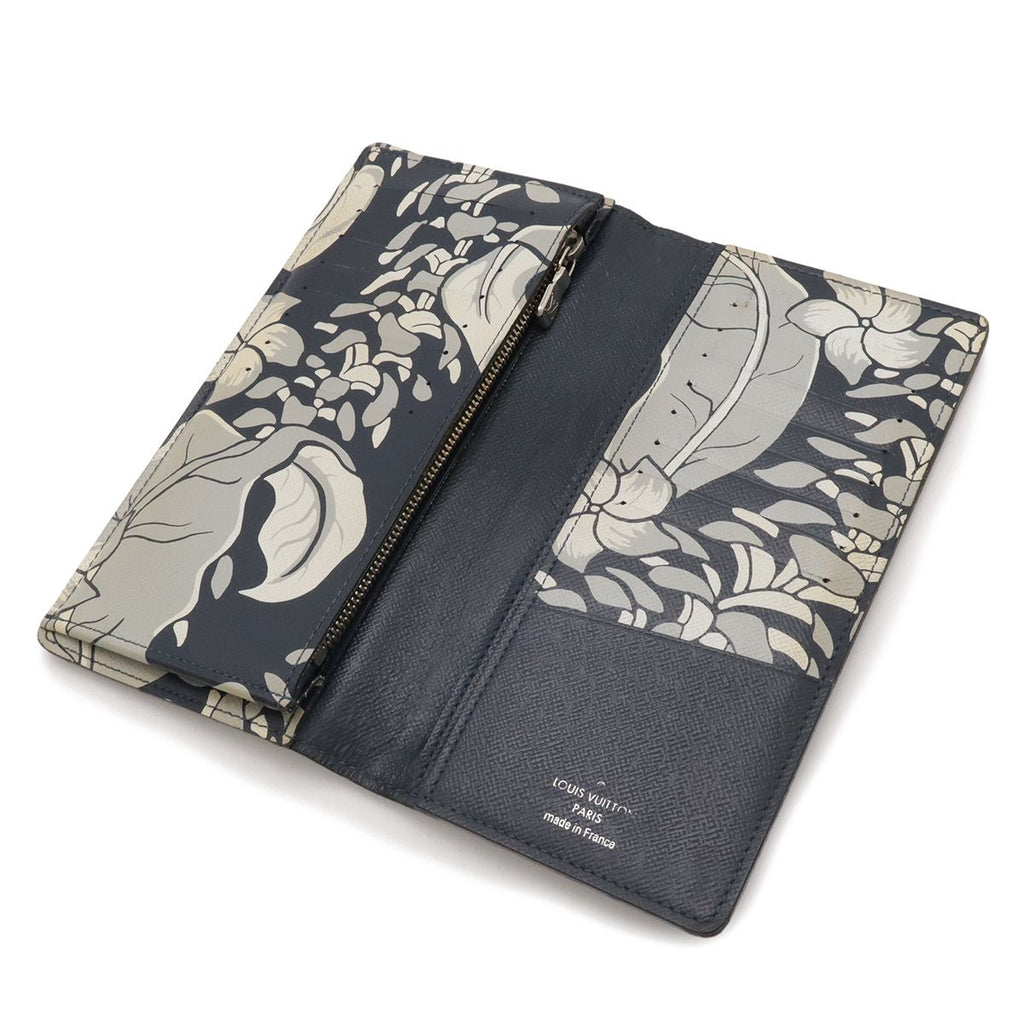 Louis Vuitton Taiga Portefeuille Brother Hawaiian Print Bifold Wallet — view 5