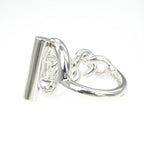 Hermes Ring Croisette GM 48 Silver — view 7