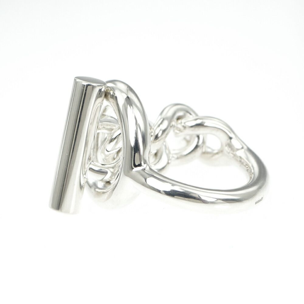 Hermes Ring Croisette GM 48 Silver — view 7