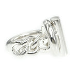 Hermes Ring Croisette GM 48 Silver — view 6