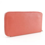 Hermes Azap Long Silk in Veau Rose Jaipur Pink Wallet — view 3