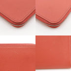 Hermes Azap Long Silk in Veau Rose Jaipur Pink Wallet — view 9