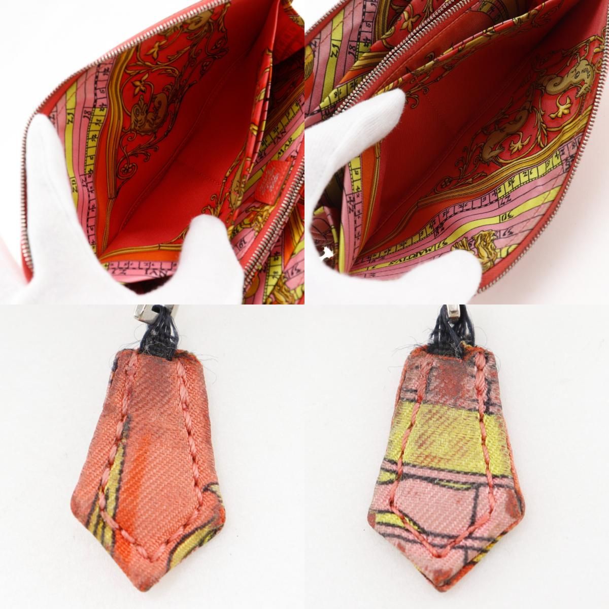 Hermes Azap Long Silk in Veau Rose Jaipur Pink Wallet — view 8