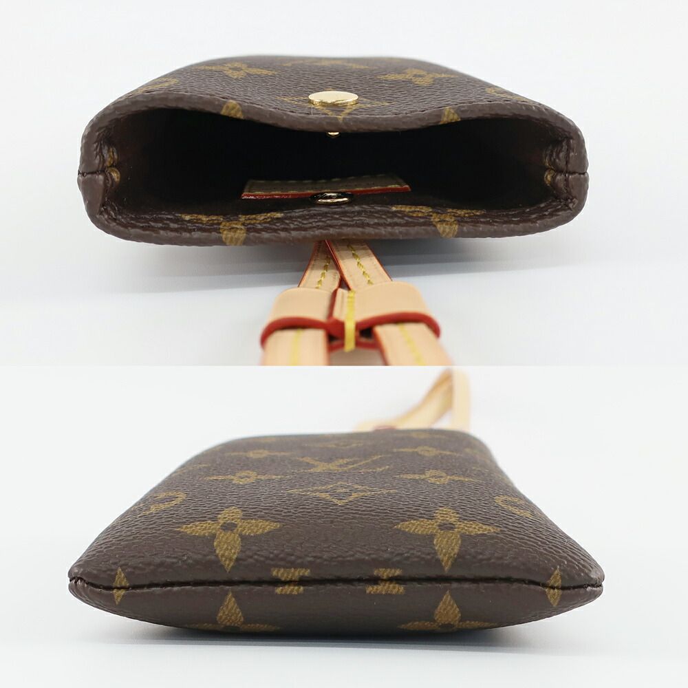 Louis Vuitton Sunglasses Pouch Monogram Leather Gold — view 5