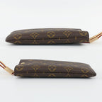 Louis Vuitton Sunglasses Pouch Monogram Leather Gold — view 4