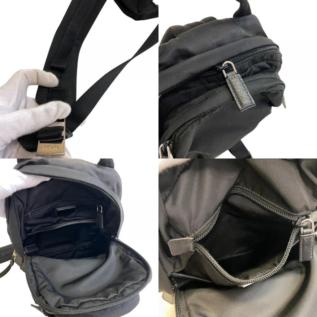 Prada Shoulder Bag Nylon Black — view 7