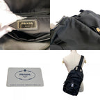 Prada Shoulder Bag Nylon Black — view 8