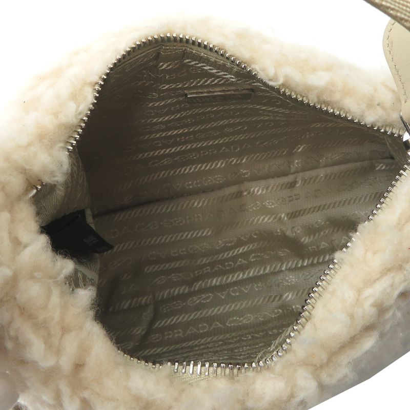 Prada Handbag Silk Wool — view 6
