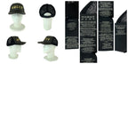 Gucci Sega Collaboration Black Gold Leather Nylon Cap — view 9