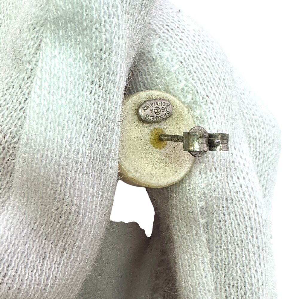 Chanel Earrings White — view 4