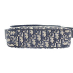 Dior Saddle Small Messenger Shoulder Bag Calf Fabric Black — view 6