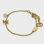 Louis Vuitton Bracelet LV Iconic a Gold Metal Resin Pearl — view 4