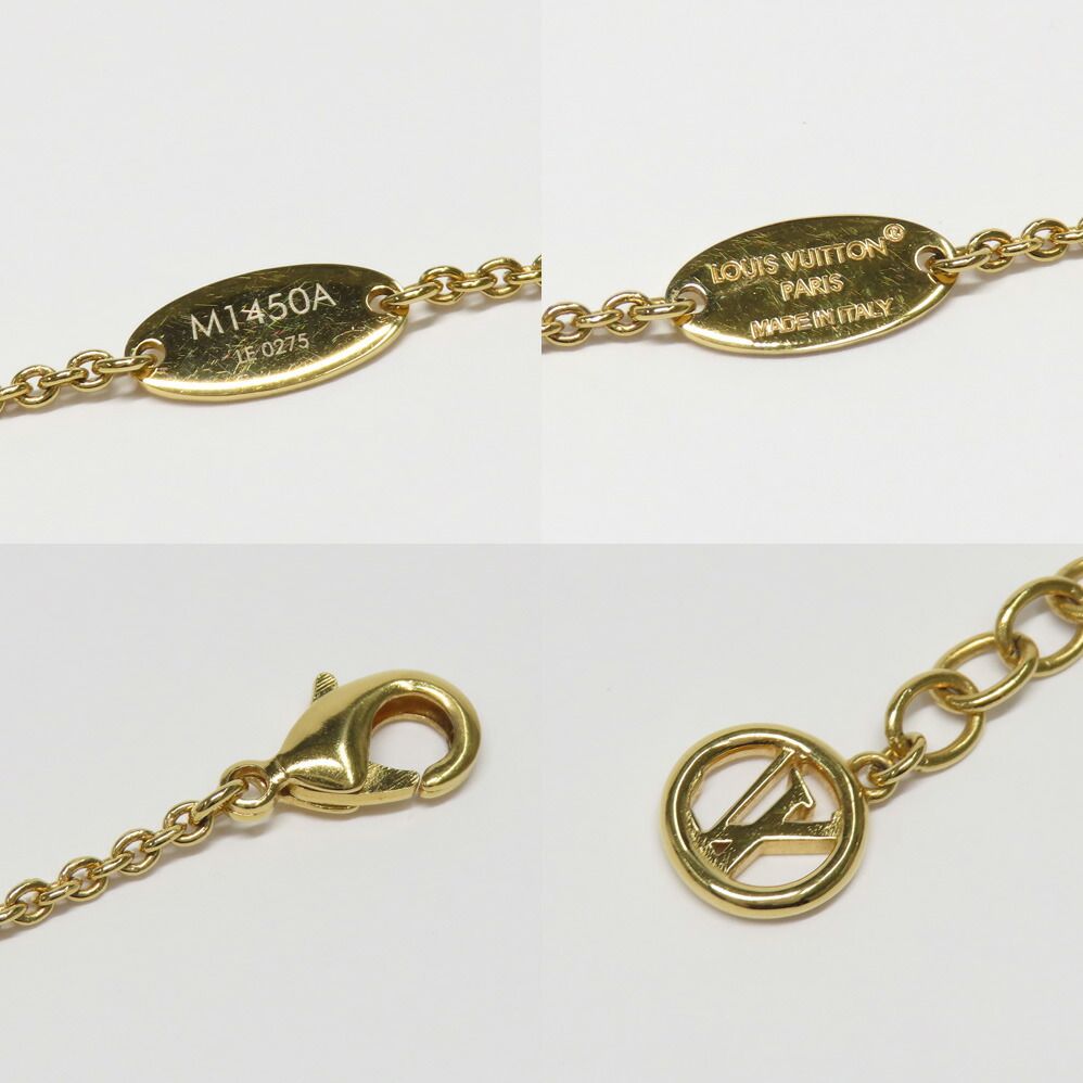 Louis Vuitton Bracelet LV Iconic a Gold Metal Resin Pearl — view 8