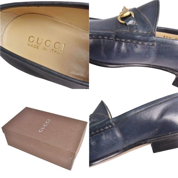 Gucci Vintage Loafers Moccasins Horsebits Leather — view 9