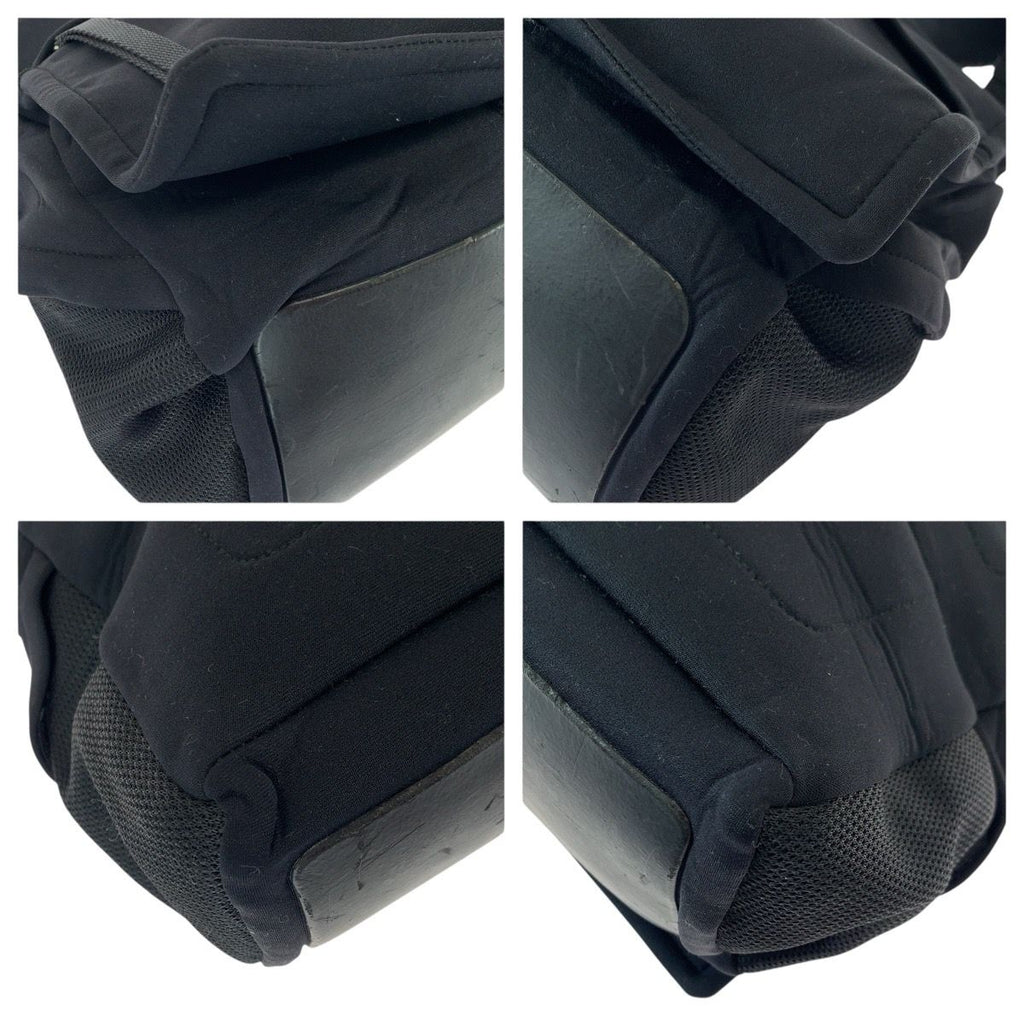 Prada Sports Black Silver Neoprene Shoulder Bag — view 3