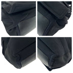 Prada Sports Black Silver Neoprene Shoulder Bag — view 3