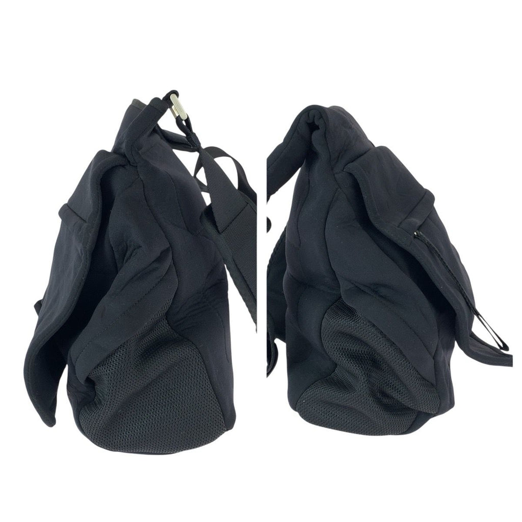 Prada Sports Black Silver Neoprene Shoulder Bag — view 8