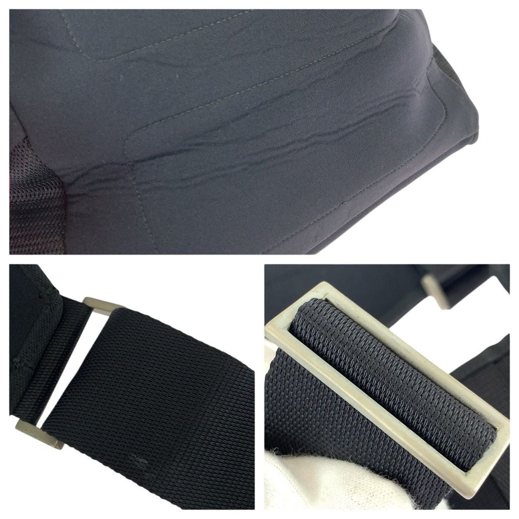 Prada Sports Black Silver Neoprene Shoulder Bag — view 6