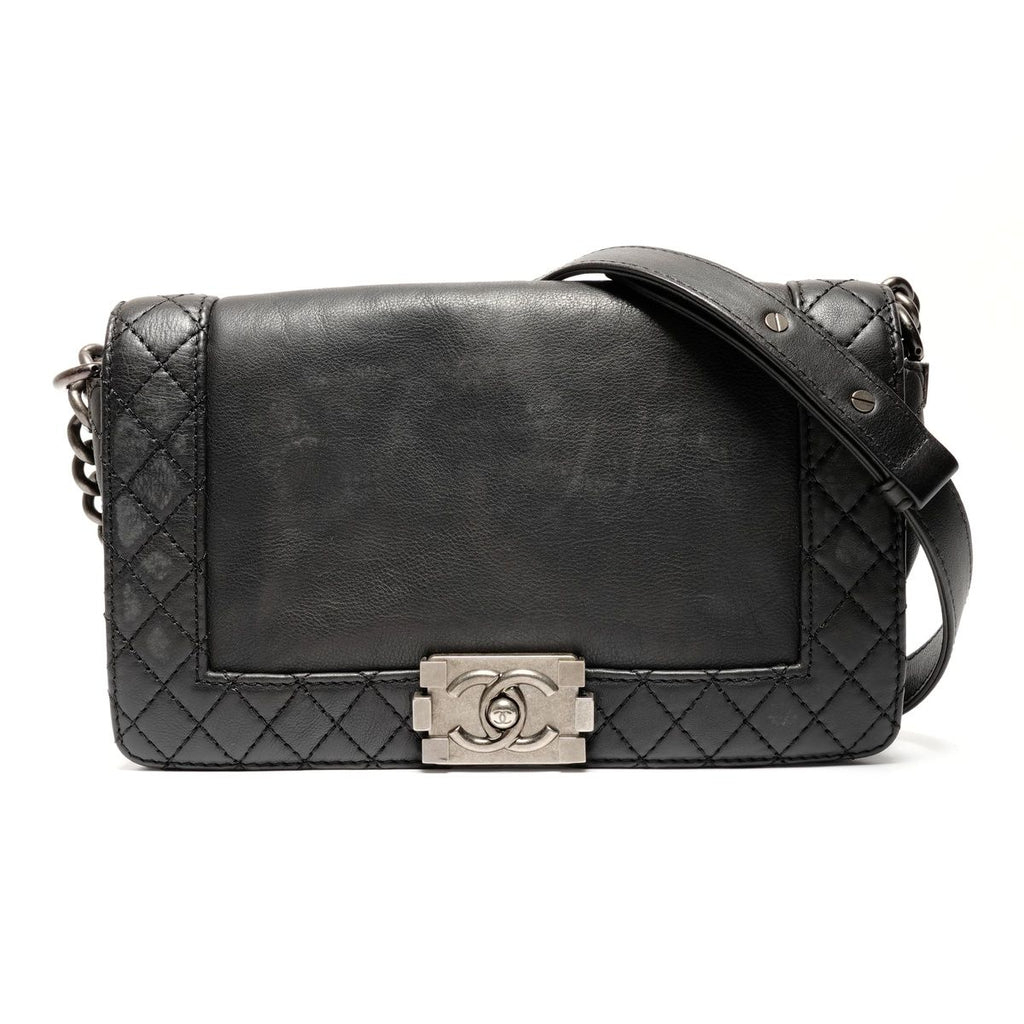 Chanel Shoulder Bag Gunmetal Chain — view 2