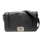 Chanel Shoulder Bag Gunmetal Chain — view 2