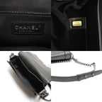 Chanel Shoulder Bag Gunmetal Chain — view 9