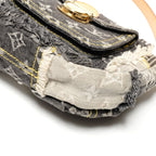 Louis Vuitton Shoulder Bag Monogram Denim Patchwork Pouch — view 7