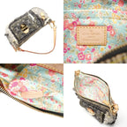 Louis Vuitton Shoulder Bag Monogram Denim Patchwork Pouch — view 9