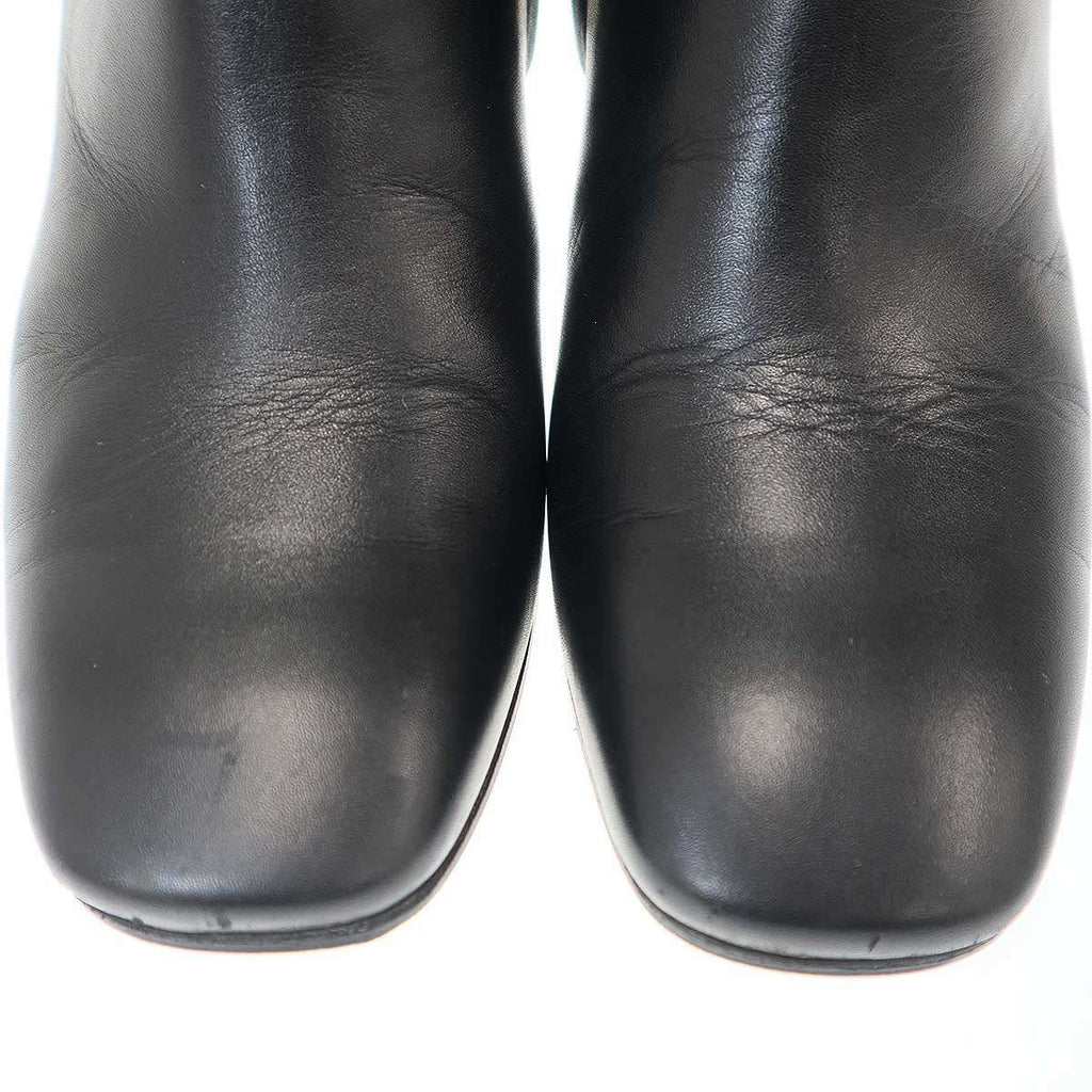 Celine by Phoebe Philo Ankle Boot Side Zip Metal Heel Leather — view 7