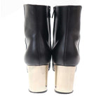 Celine by Phoebe Philo Ankle Boot Side Zip Metal Heel Leather — view 3