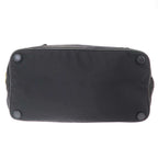 Prada Leather Ribbon Nylon 2-Way Tote Black — view 4