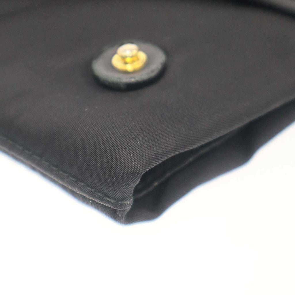 Prada Leather Ribbon Nylon 2-Way Tote Black — view 7
