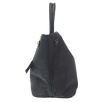 Prada Leather Ribbon Nylon 2-Way Tote Black — view 3