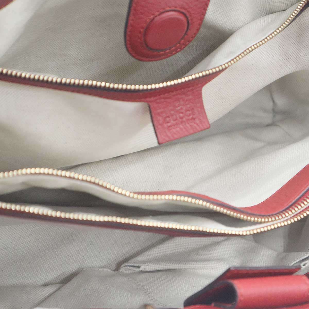 Gucci Shoulder Tote Red — view 6