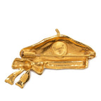 Chanel Beret Ribbon Motif Gold Plated — view 2