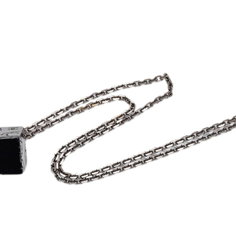 Chanel CC Logo Camellia Cube Black Plastic Metal — view 4