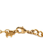 Chanel CC Logo Gold Black Plated Enamel — view 4