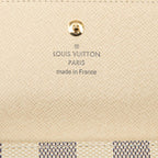 Louis Vuitton Damier Azur Portefeuille Elise White Leather — view 6