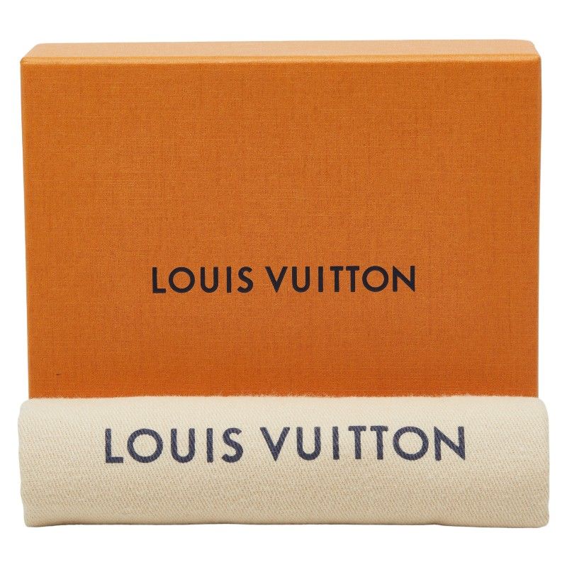 Louis Vuitton LV Figaro Wallet Chain Charm Double Silver Metal — view 5