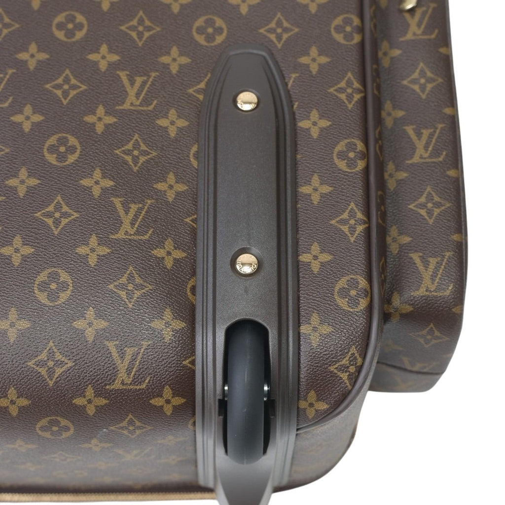 Louis Vuitton Monogram Travel Bag with Casters — view 9