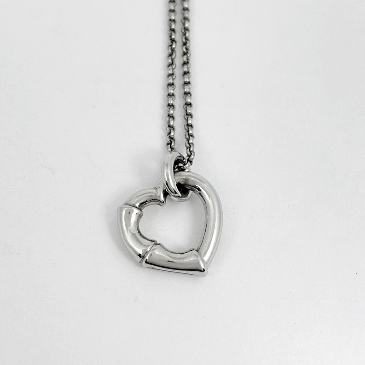 Gucci Open Necklace Silver — view 2